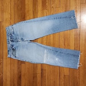 Vintage worn Levi's jeans, faded wash, sizeq 32